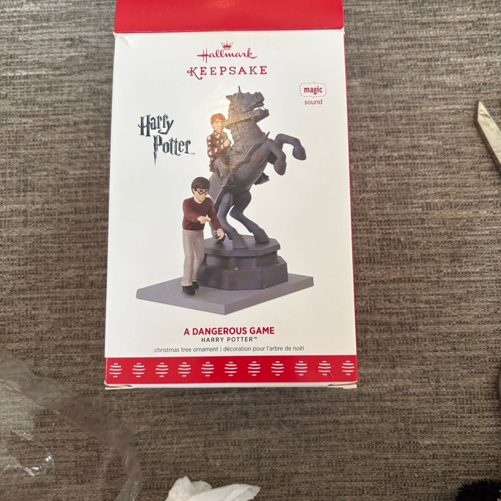 Hallmark Keepsake Harry Potter Ornament with Red and Gray Accents